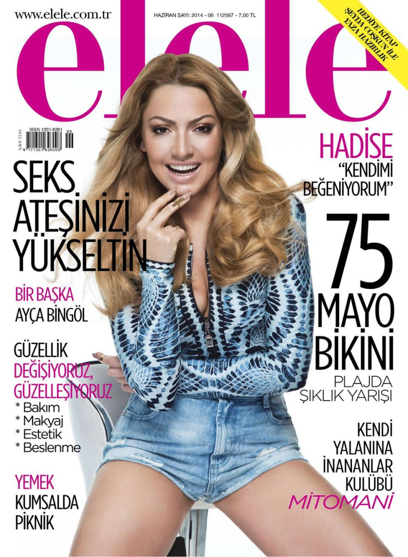  featured on the Elele Turkey cover from June 2014