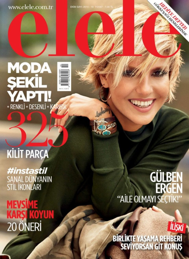  featured on the Elele Turkey cover from October 2014