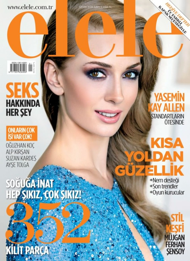  featured on the Elele Turkey cover from January 2015