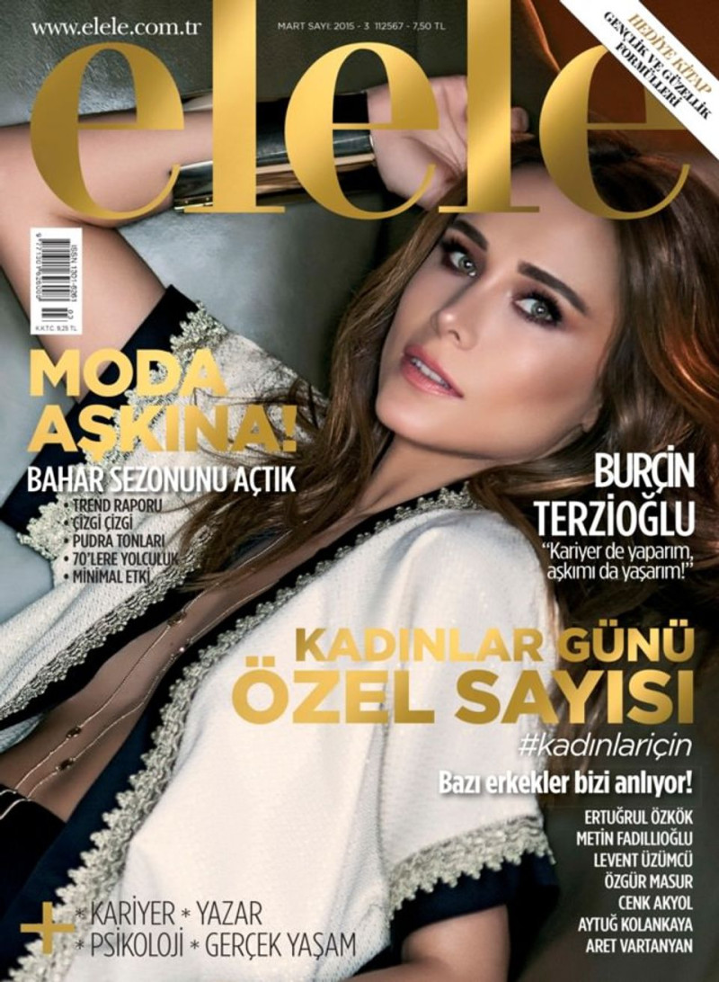  featured on the Elele Turkey cover from March 2015