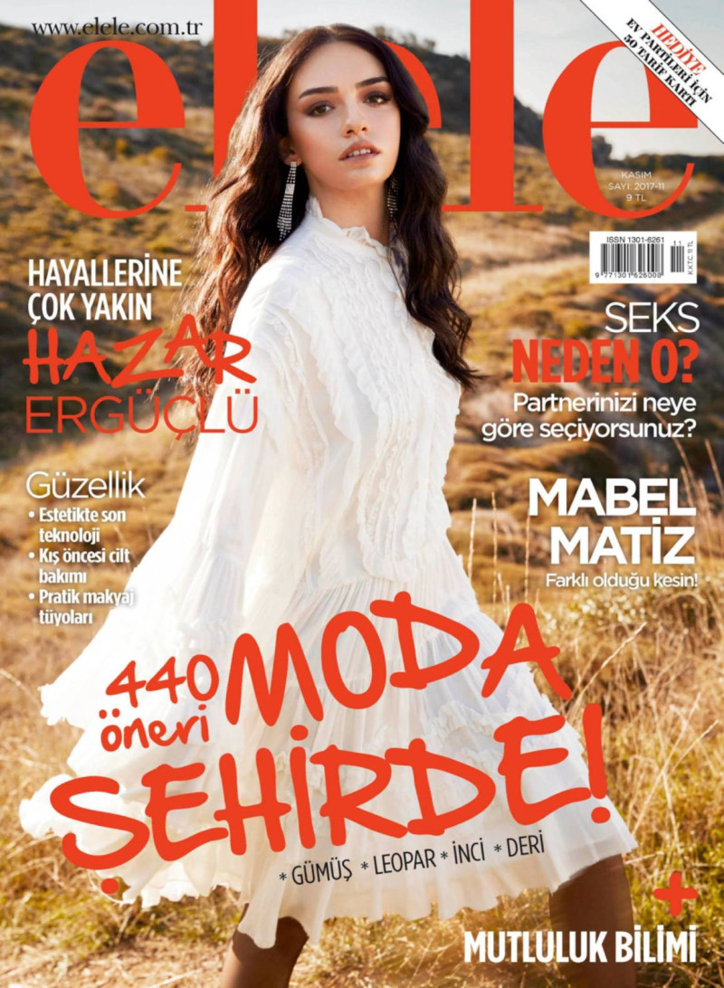  featured on the Elele Turkey cover from November 2017