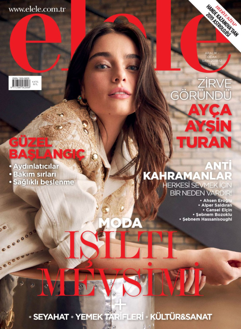  featured on the Elele Turkey cover from December 2018