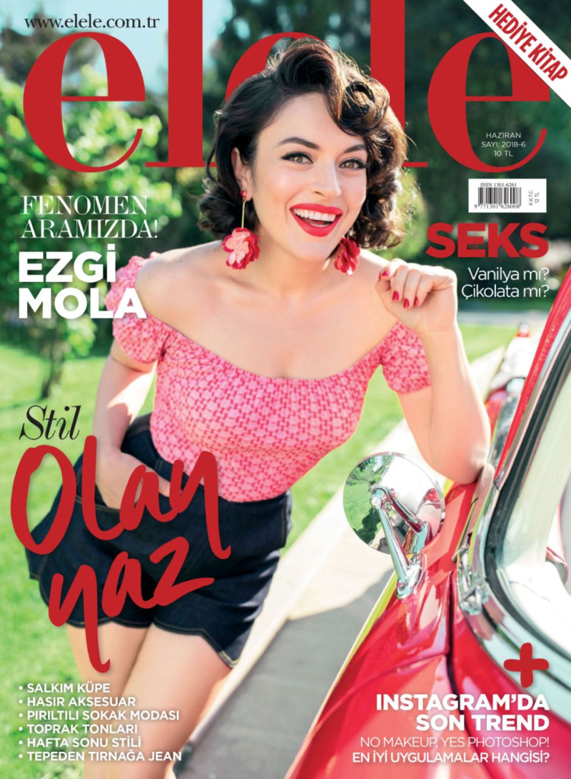  featured on the Elele Turkey cover from June 2018