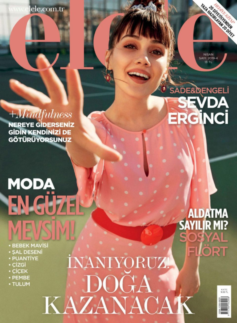  featured on the Elele Turkey cover from April 2019