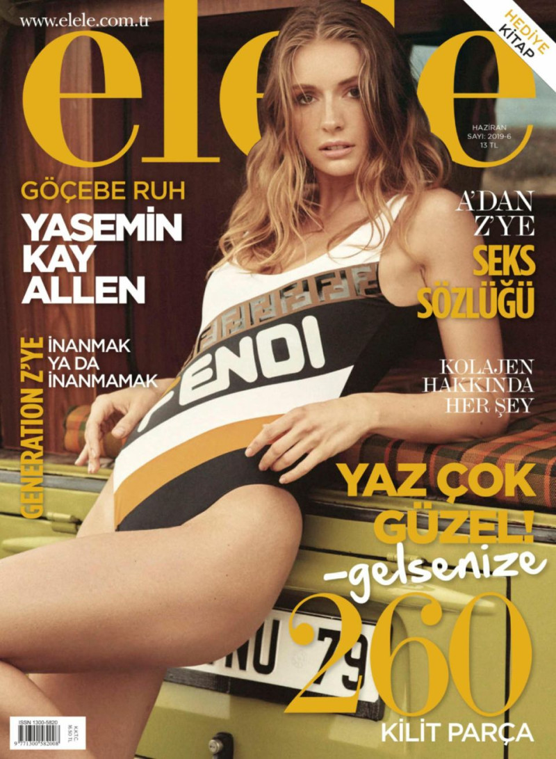  featured on the Elele Turkey cover from June 2019