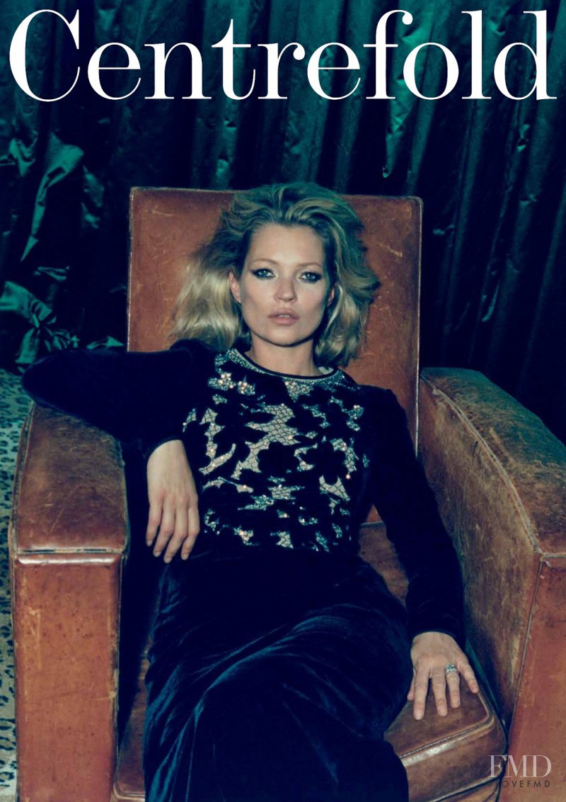 Kate Moss featured on the Centrefold cover from September 2012