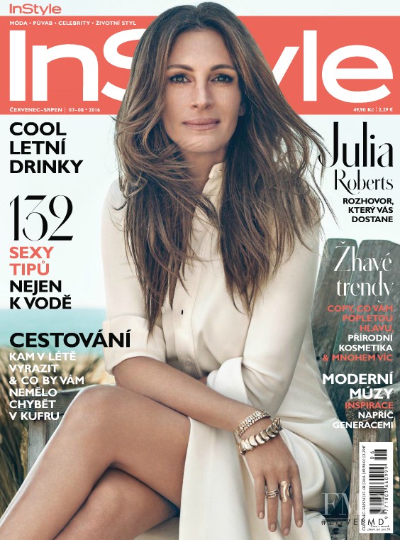 Julia Roberts featured on the InStyle Germany cover from July 2016