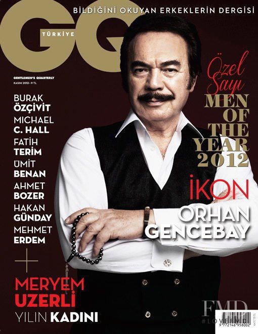 Orhan Gencebay featured on the GQ Turkey cover from November 2012