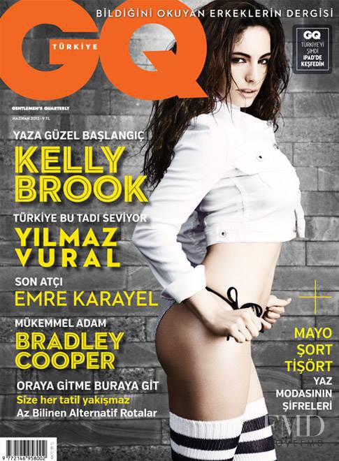 Kelly Brook featured on the GQ Turkey cover from June 2013