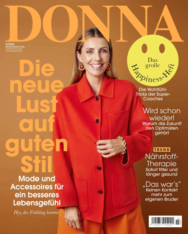  featured on the Donna Germany cover from February 2024