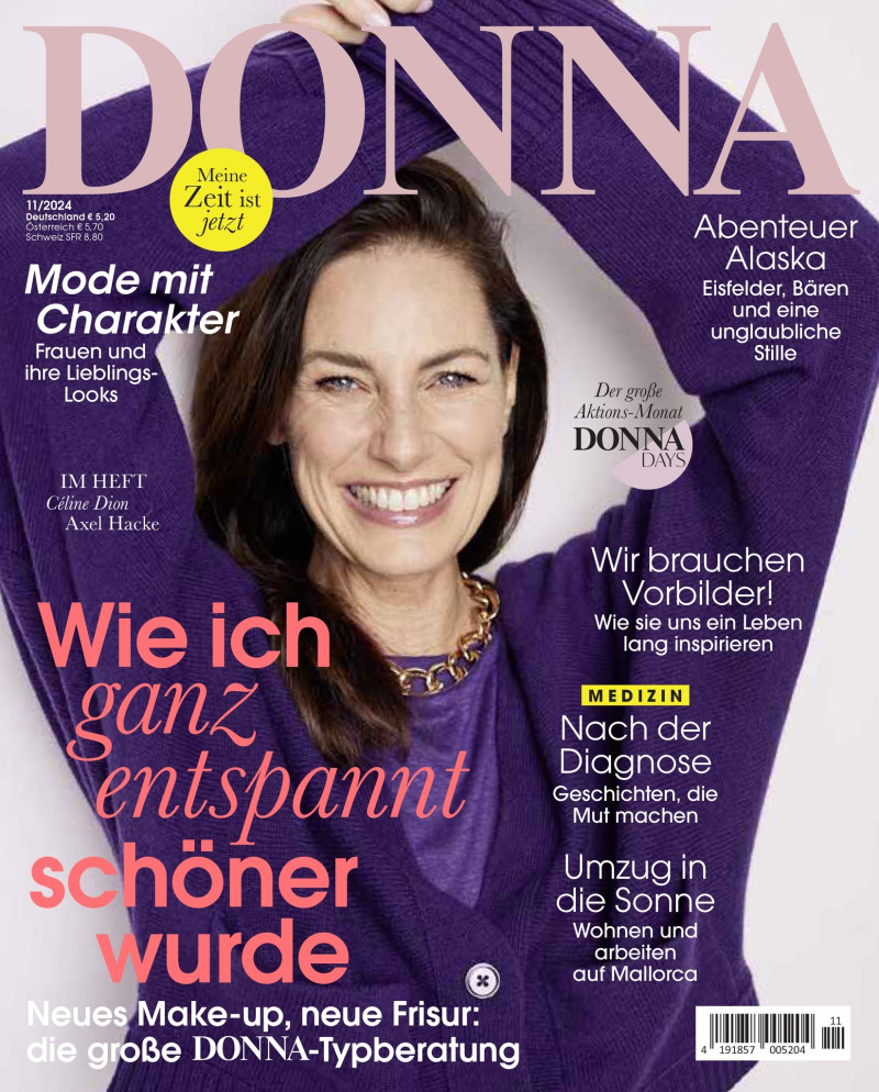 Michelle Chiasson featured on the Donna Germany cover from October 2024