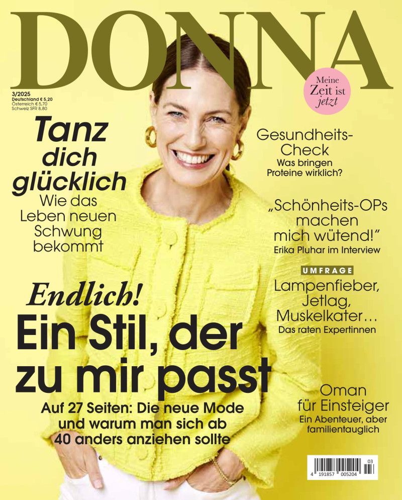 Michelle Chiasson featured on the Donna Germany cover from March 2025