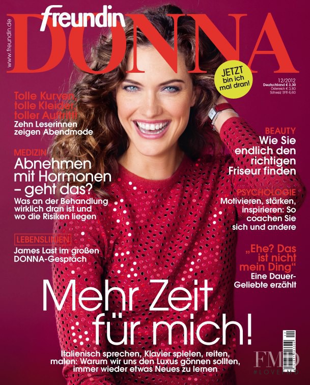 Nicole Petty featured on the Donna Germany cover from December 2012