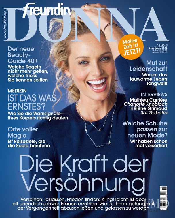 Beri Smither featured on the Donna Germany cover from November 2012