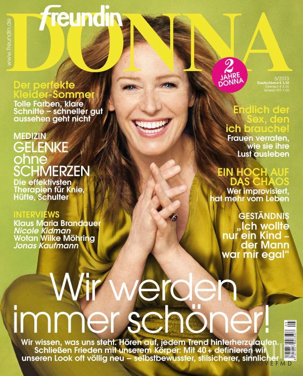 Mak Gilchrist featured on the Donna Germany cover from May 2013