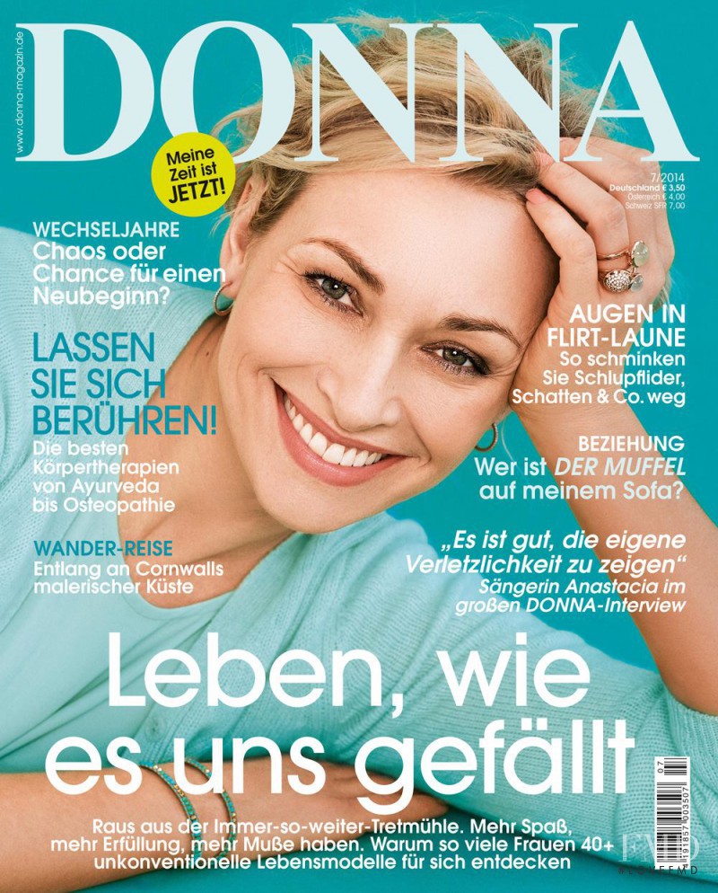 Kerry Ferguson featured on the Donna Germany cover from July 2014