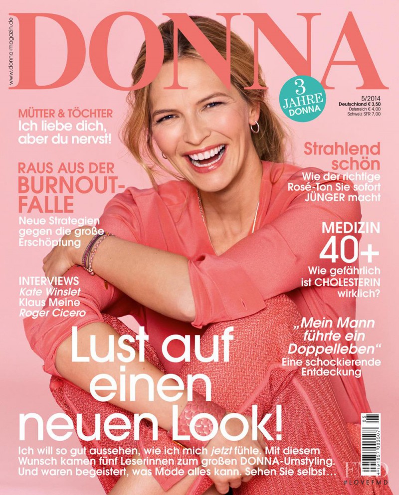 Pamela Brangan featured on the Donna Germany cover from May 2014