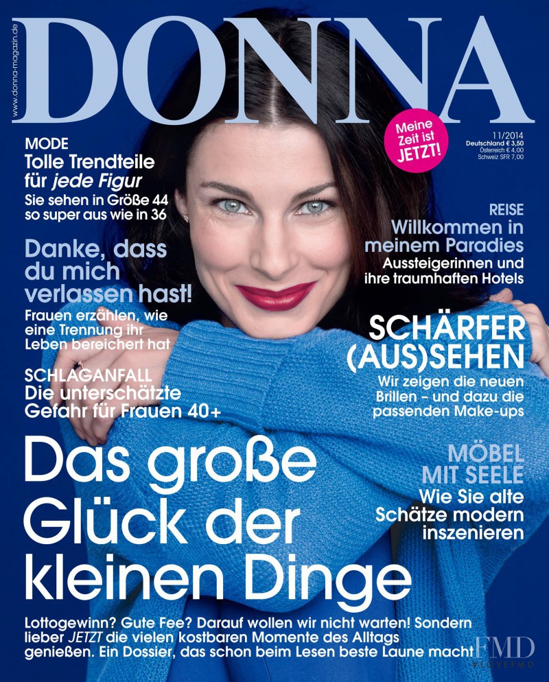 Connie Houston featured on the Donna Germany cover from November 2014