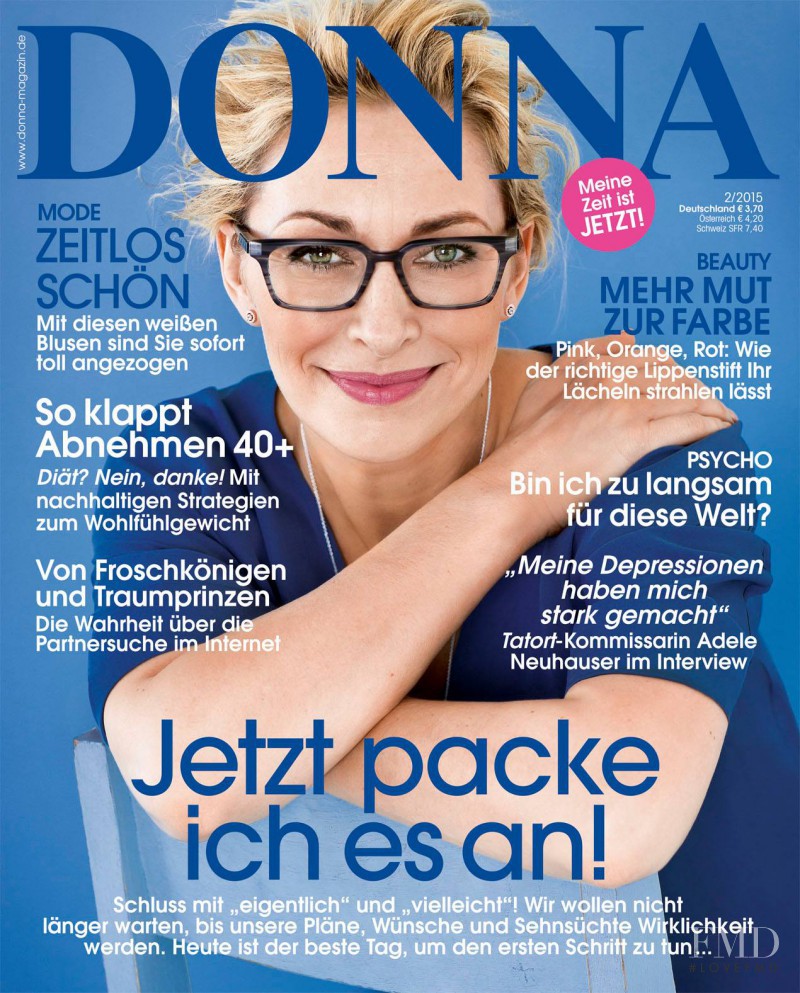 Kerry Ferguson featured on the Donna Germany cover from February 2015