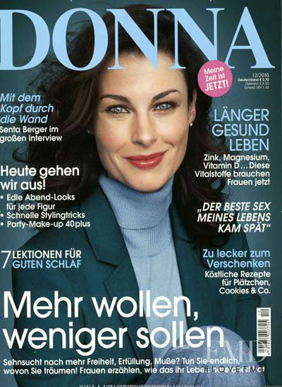 Connie Houston featured on the Donna Germany cover from December 2016