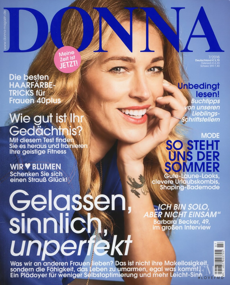 Elaine Irwin Mellencamp featured on the Donna Germany cover from July 2016