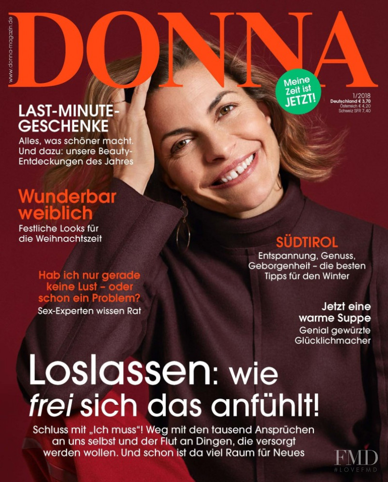 Gurus Segovia featured on the Donna Germany cover from January 2018