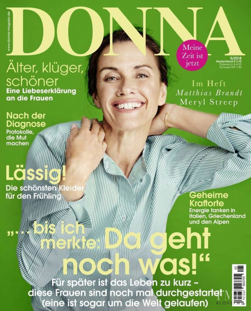 Krista Louise Taylor featured on the Donna Germany cover from May 2018