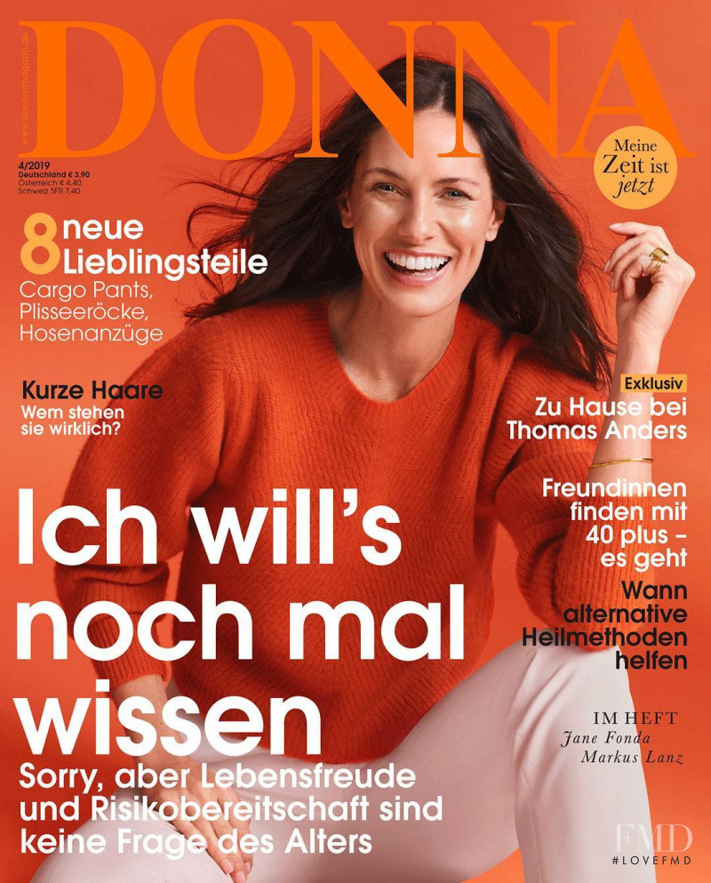 Michelle Chiasson featured on the Donna Germany cover from April 2019