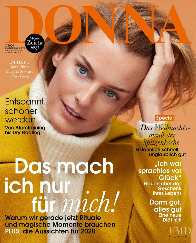 Dada Held featured on the Donna Germany cover from January 2020