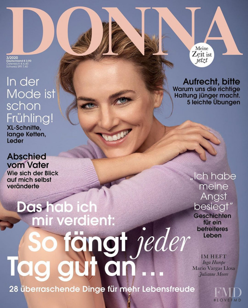 Silke van der Laan featured on the Donna Germany cover from March 2020