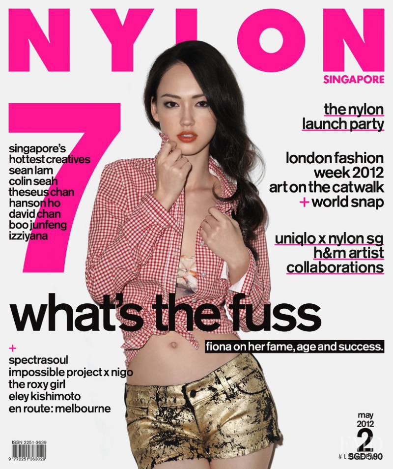 Fiona Fussi featured on the Nylon Singapore cover from May 2012