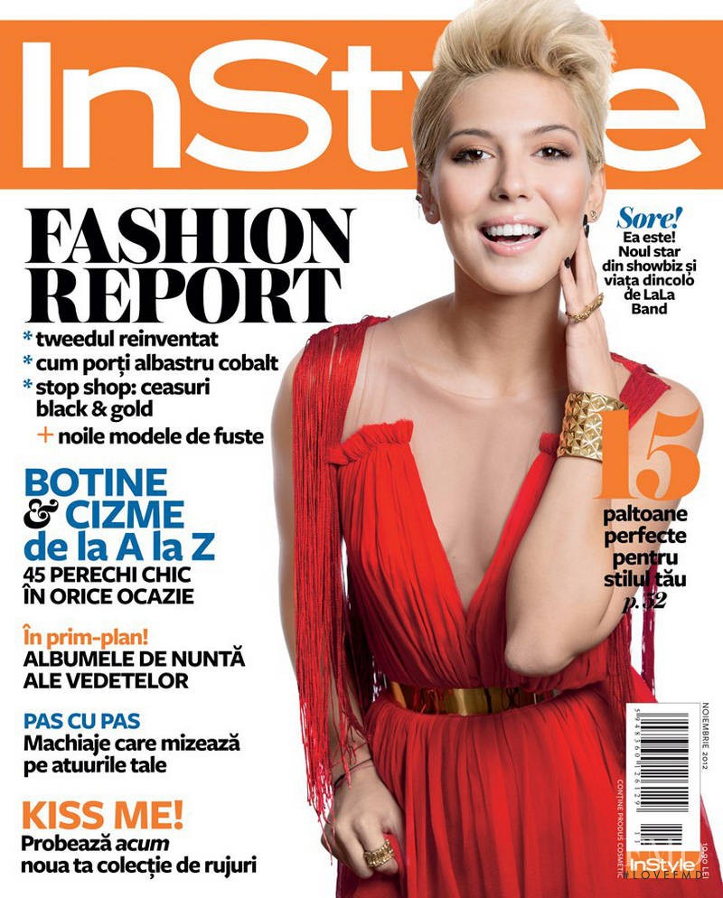 Sore Mihalache featured on the InStyle Romania cover from November 2012