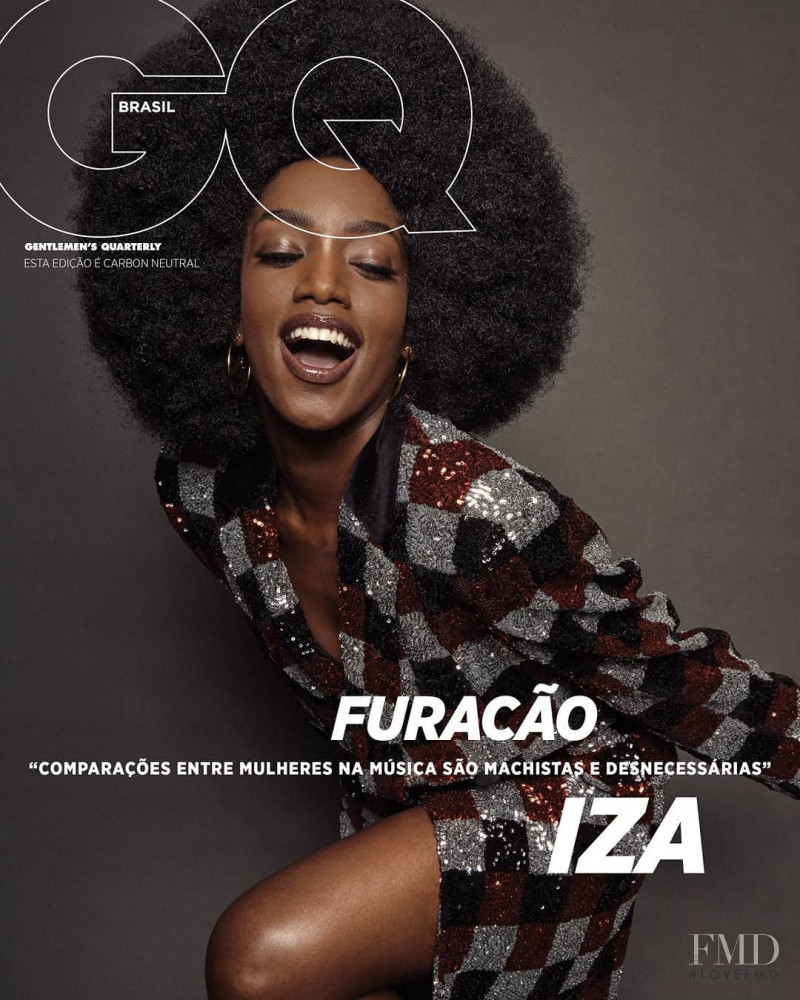 IZA featured on the GQ Brazil cover from November 2019