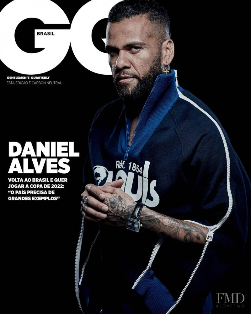 Daniel Alves  featured on the GQ Brazil cover from October 2019