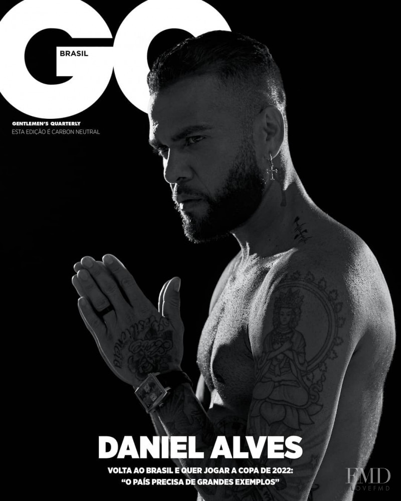 Daniel Alves  featured on the GQ Brazil cover from October 2019