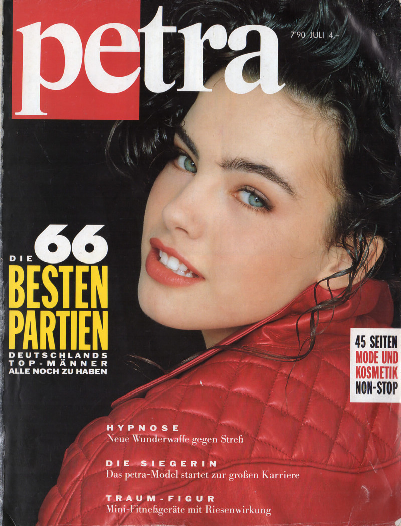 Ana Paula Arosio featured on the Petra cover from June 1990
