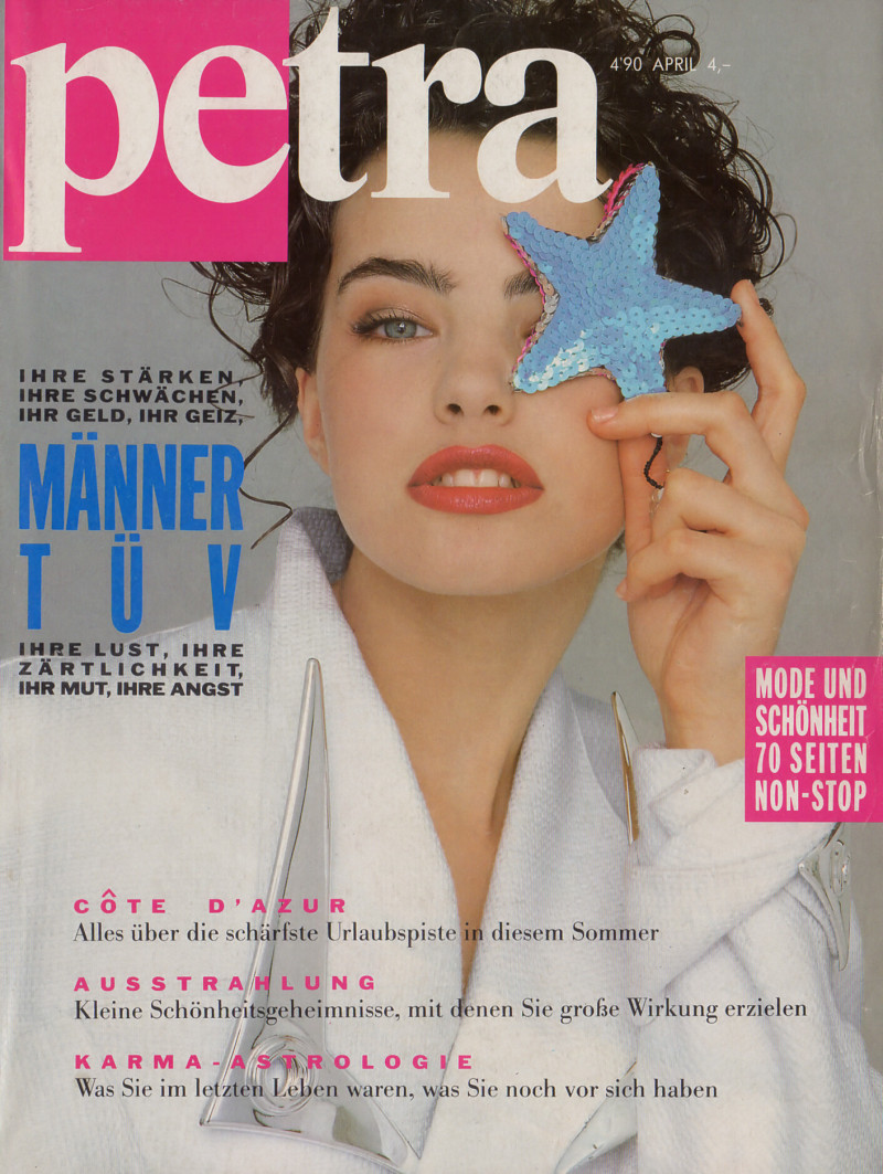 Ana Paula Arosio featured on the Petra cover from March 1990