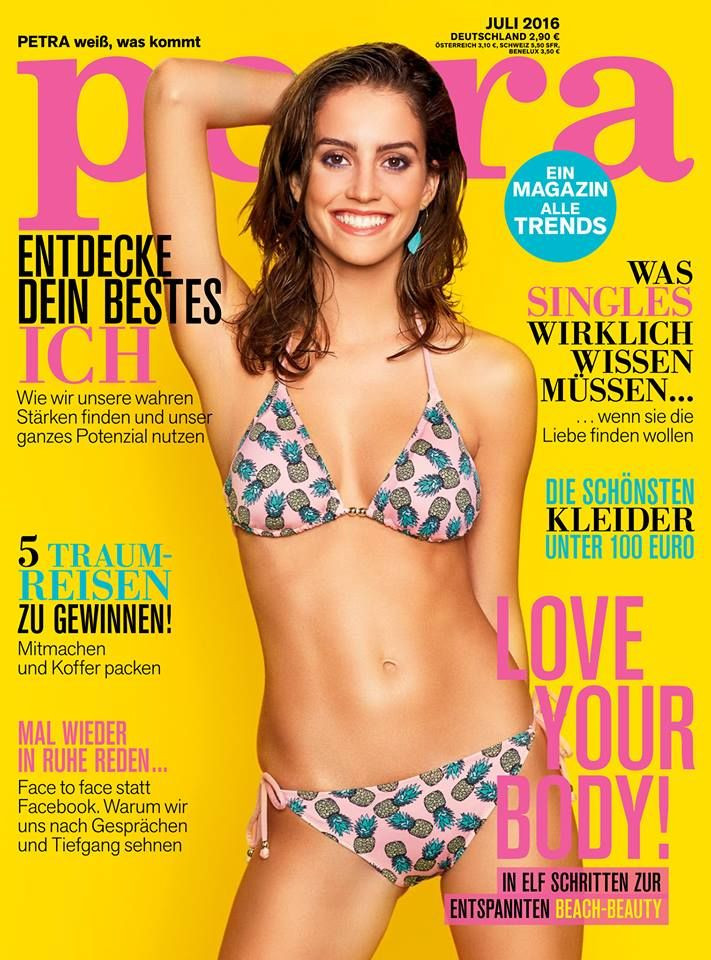 Ana Rotili featured on the Petra cover from July 2016