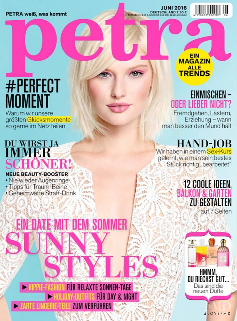 Anna Emilia Saari featured on the Petra cover from June 2016