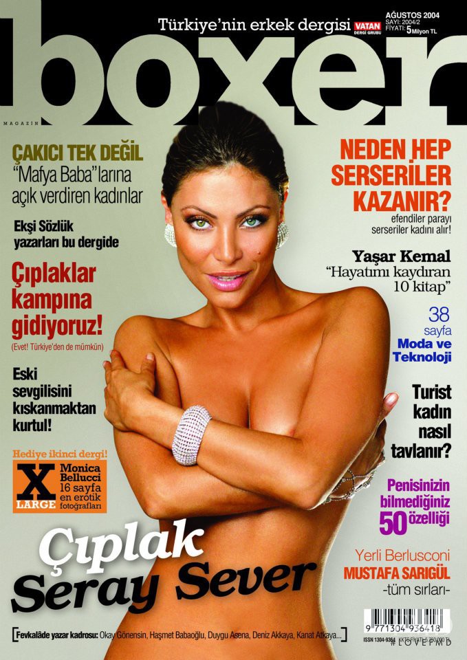 Seray Sever featured on the Boxer cover from February 2004