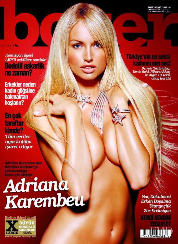 Adriana Sklenarikova Karembeu featured on the Boxer cover from October 2005