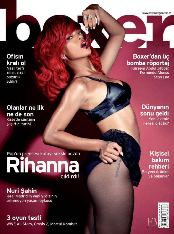 Rihanna featured on the Boxer cover from June 2011