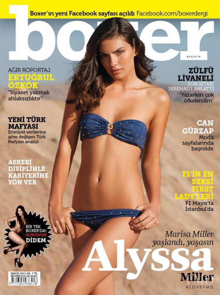 Alyssa Miller featured on the Boxer cover from May 2011