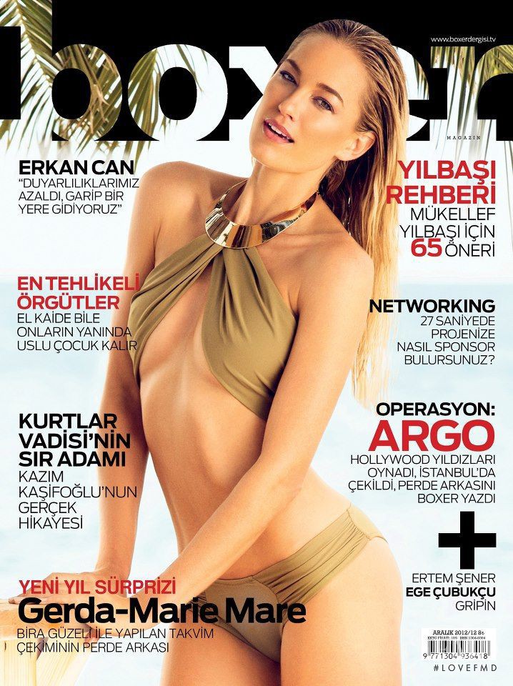 Gerda-Marie Maré featured on the Boxer cover from December 2012