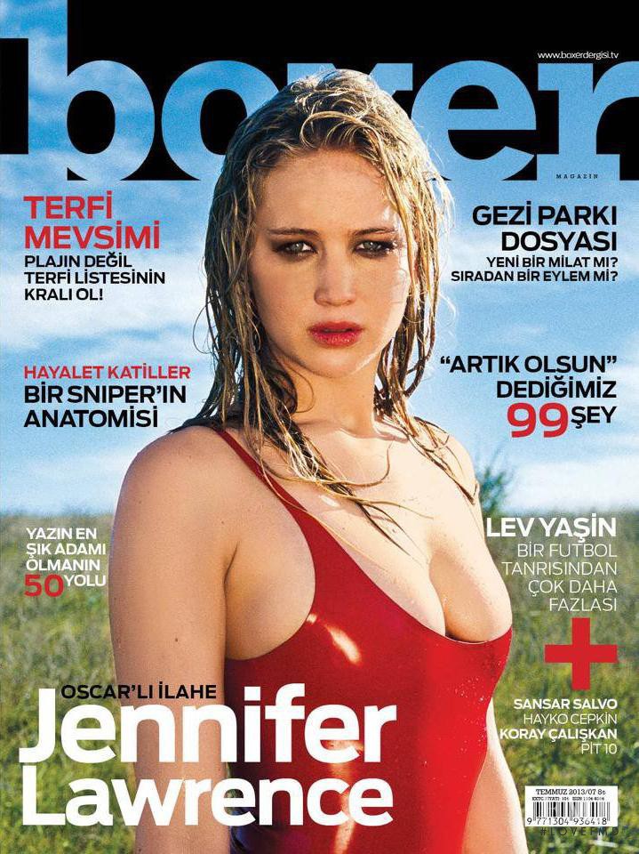 Jennifer Lawrence featured on the Boxer cover from July 2013