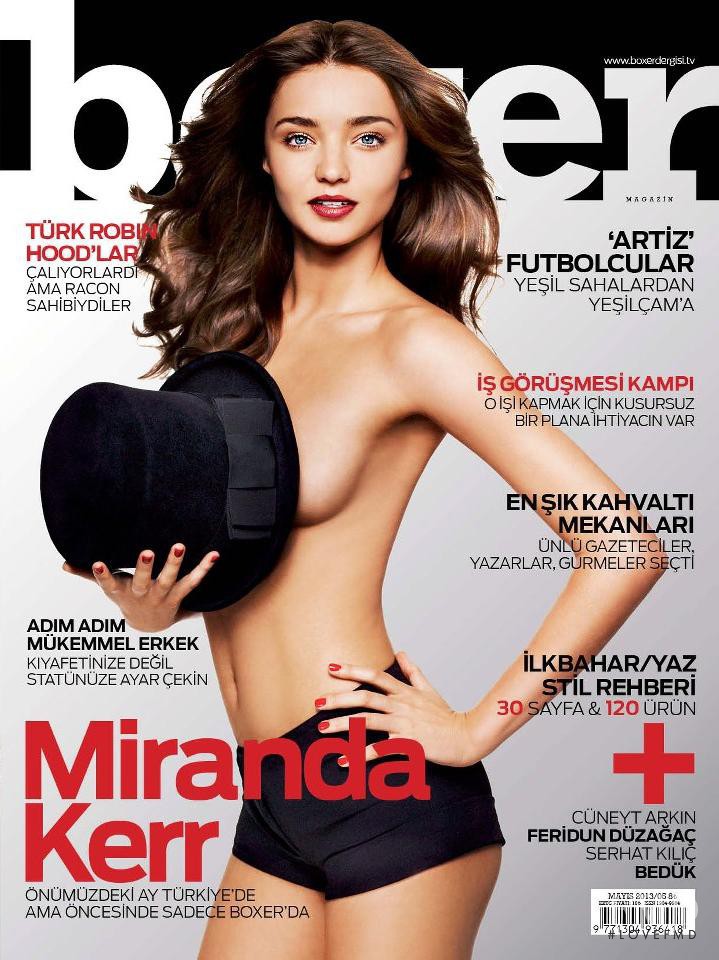 Miranda Kerr featured on the Boxer cover from May 2013