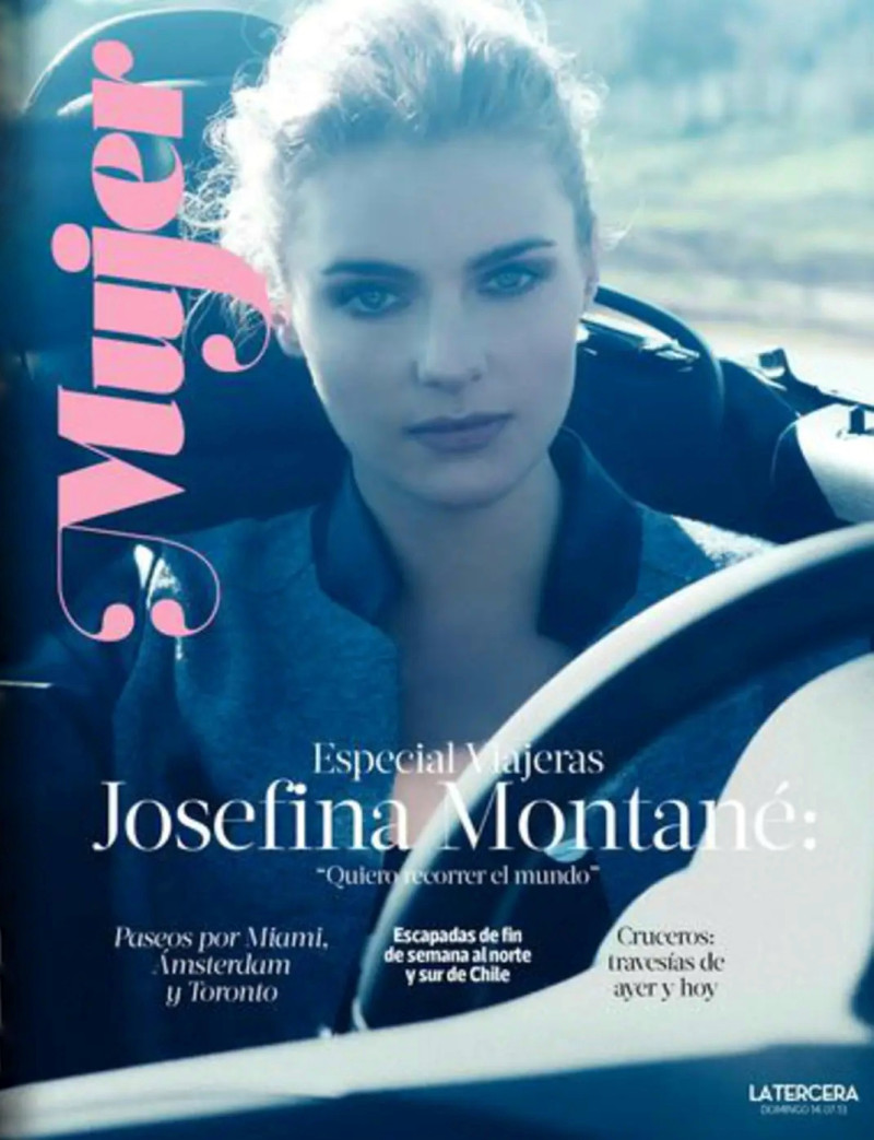 Josefina Montané featured on the Mujer cover from July 2013