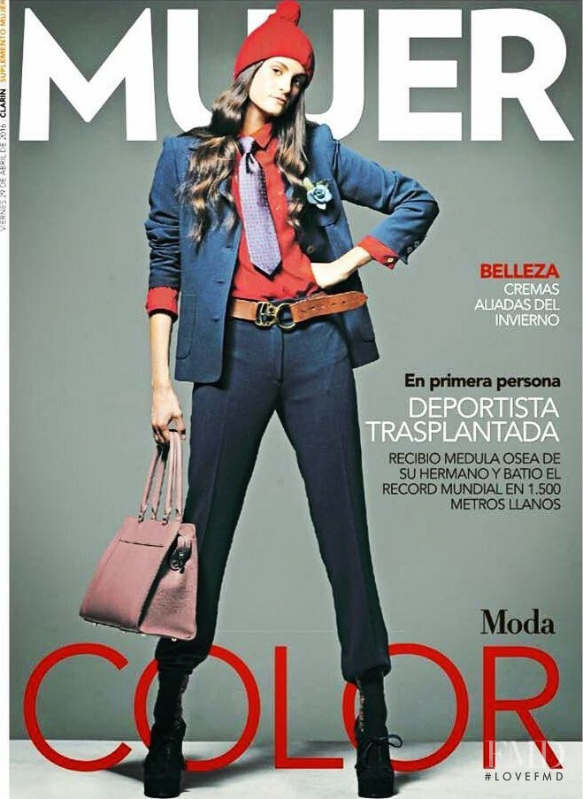 Cecile Canepa featured on the Mujer cover from April 2016