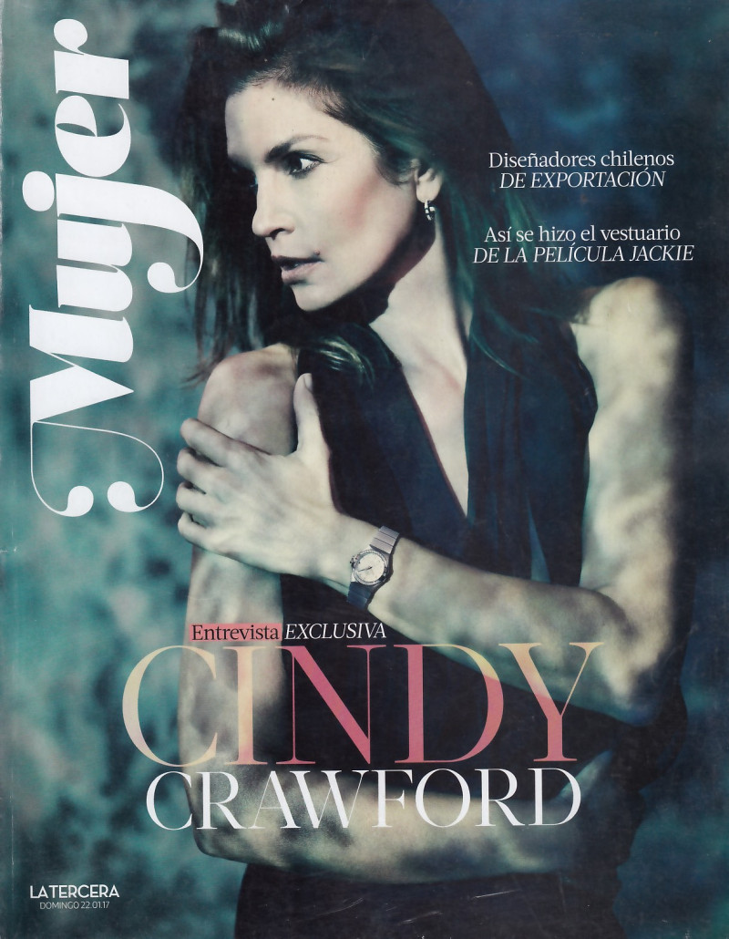 Cindy Crawford featured on the Mujer cover from January 2017