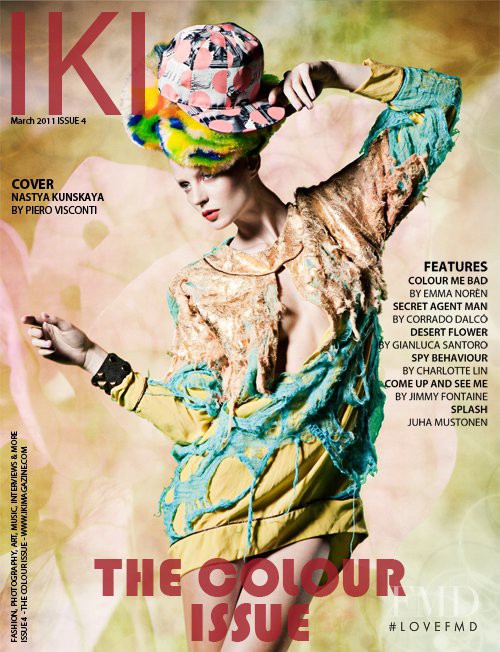 Nastya Kunskaya featured on the IKI cover from March 2011